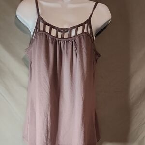 Maurices Sleeveless Cut Out Camisole Tank Size Med